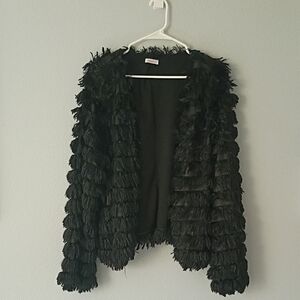 Xhilaration Black Textured Sweater